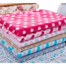 100% Polyester Double Side Brushed Fleece Throw Blanket